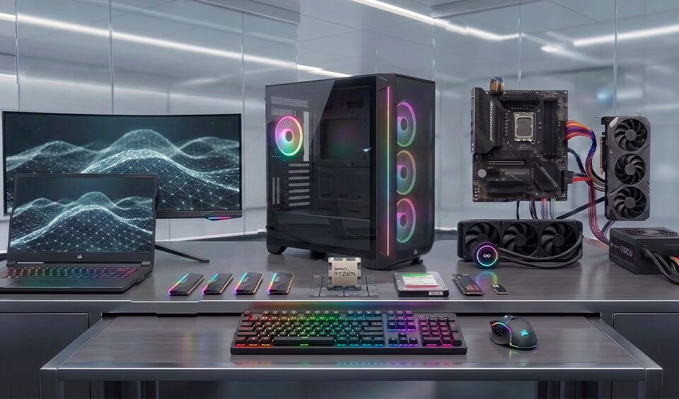 Las principales partes de un computador y la función que cumple cada componente.